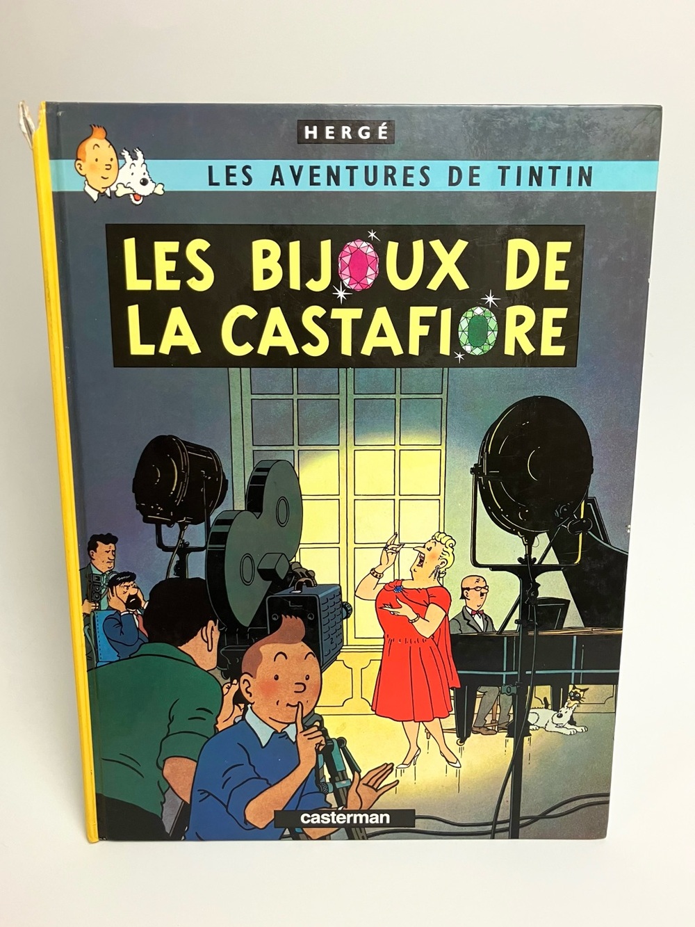 Livre vintage Les aventures de Tintin T.21 Les bijoux de la Castafiore Casterman